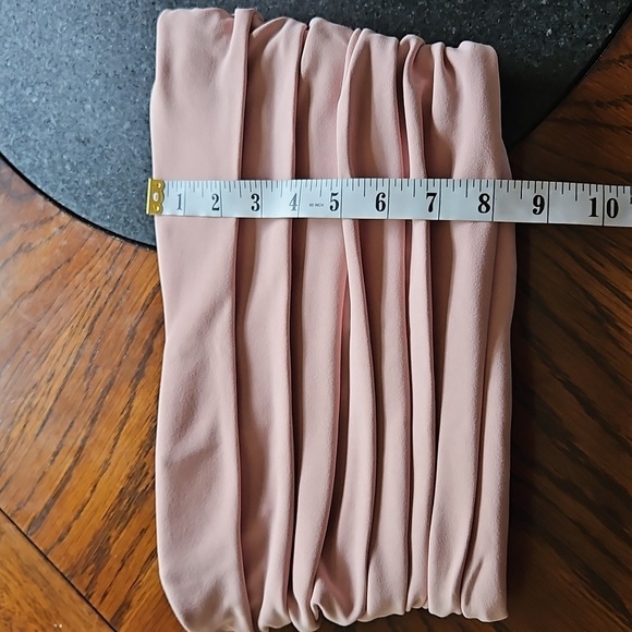 Zara Blush Pink Draped Cropped Bustier Top Size XS - Picture 12 of 12